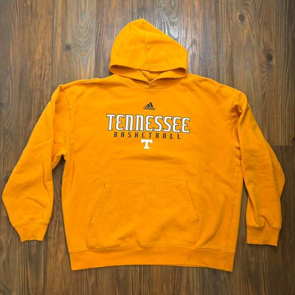 Orange Adidas Tennessee Vols Basketball Hoodie Size L - Picture 1 of 7